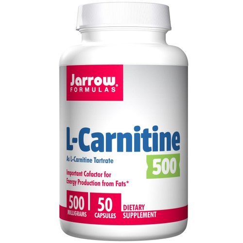Jarrow Formulas, L-Carnitine 500, 500 Mg 50 Capsules Efficacy: Promote Healthy & Growth