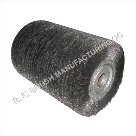 Steel Wire Roller Brush - Color: Silver
