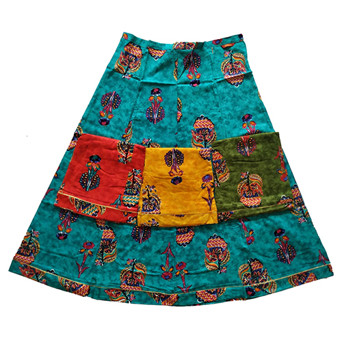Indian All Over Print Peticoat (Gaagra)