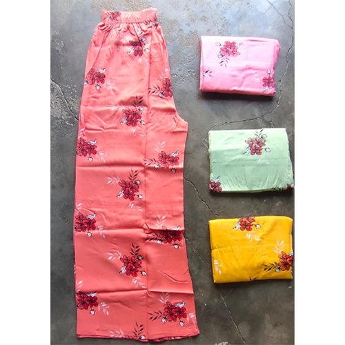 फ्लावर प्रिंट रेयन पलाज़ो