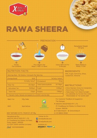 Sweet Rawa Sheera