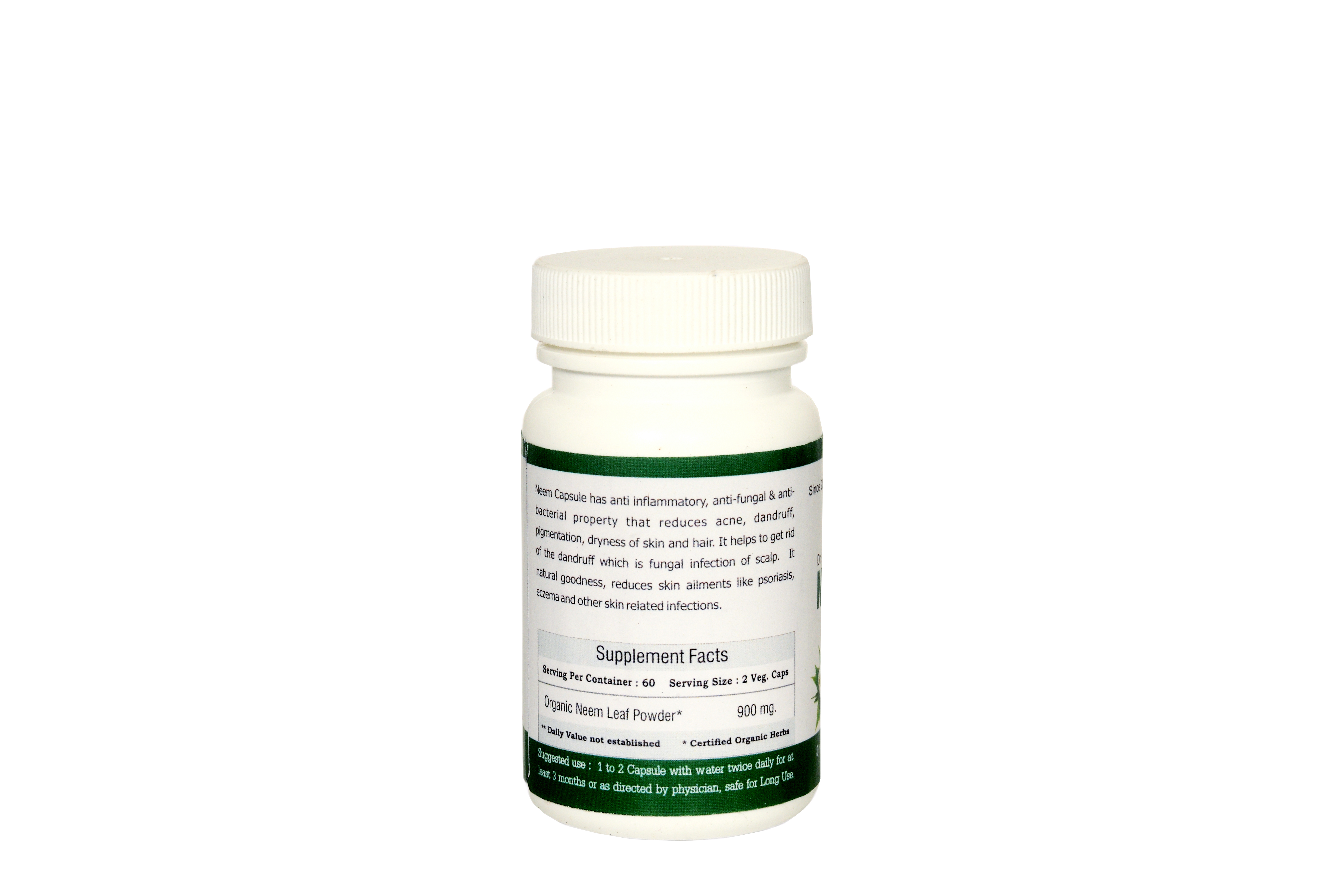 Neem Leaf Capsule Age Group: For Adults