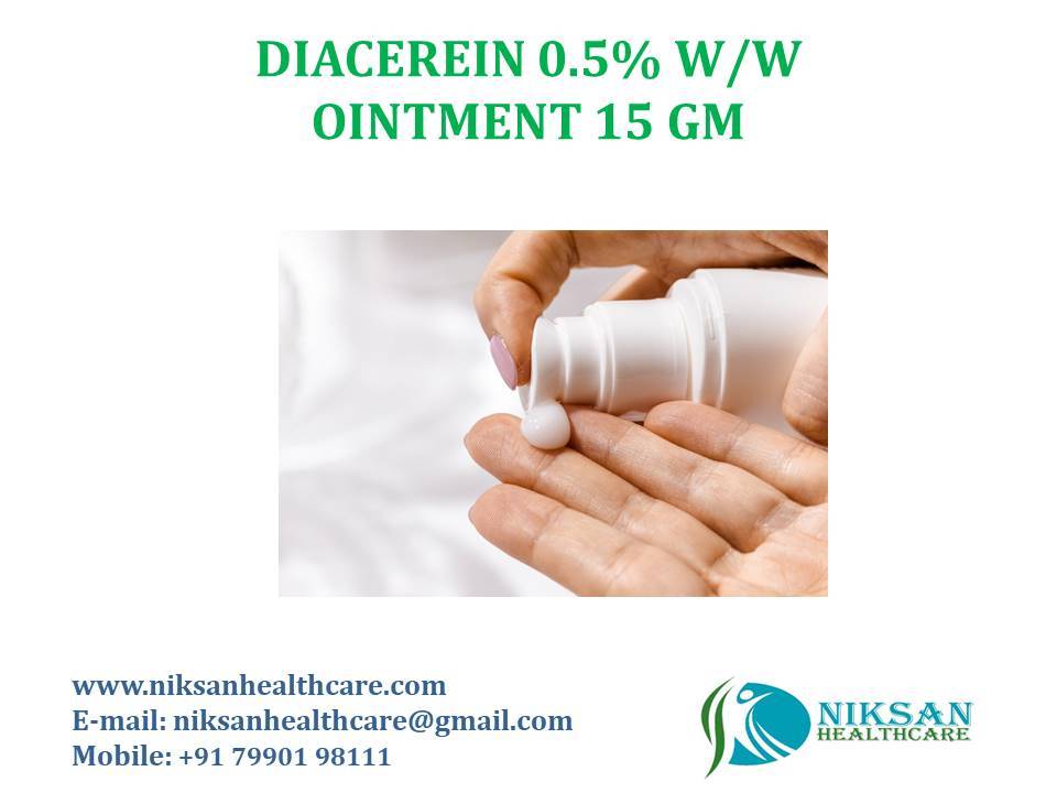 Diacerein 0.5% W/w Ointment 15 Gm Cas No: 13739-02-1