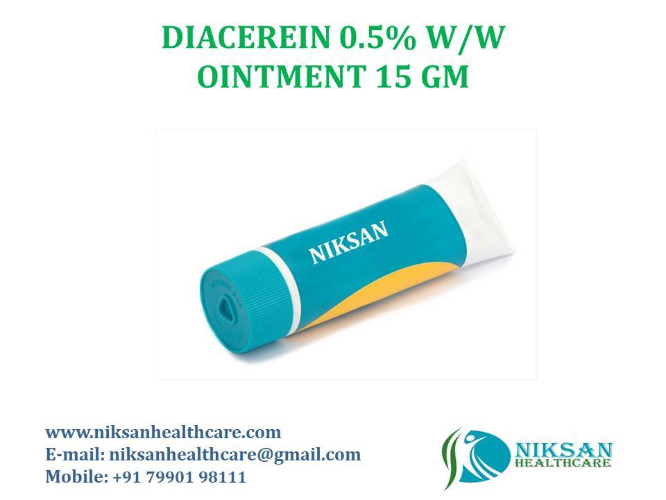 Diacerein 0.5% W/w Ointment 15 Gm Cas No: 13739-02-1