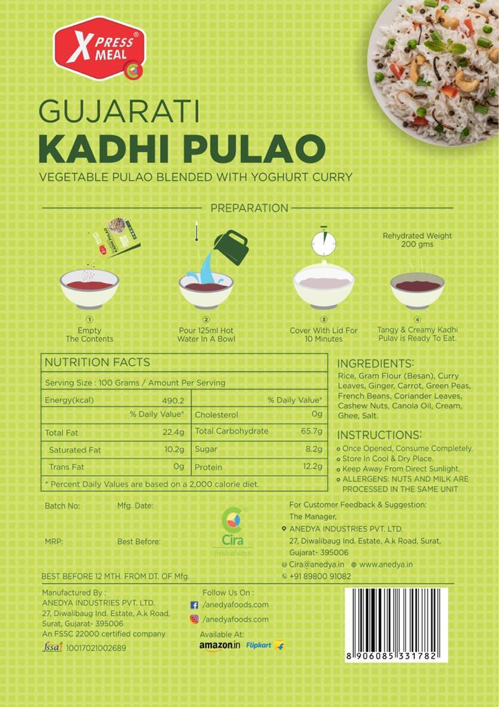 Kadhi Pulav Packaging: Gift Packing