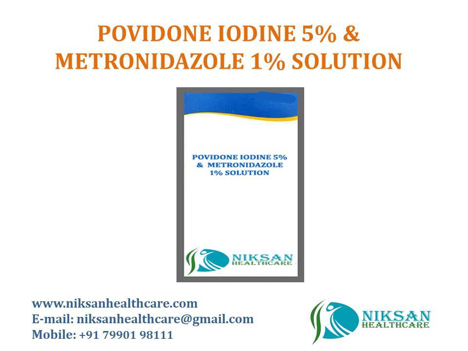Liquid Povidone Iodine 5% &Metronidazole 1% Solution