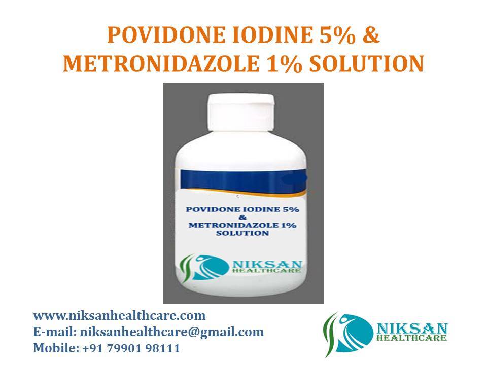 Liquid Povidone Iodine 5% &Metronidazole 1% Solution