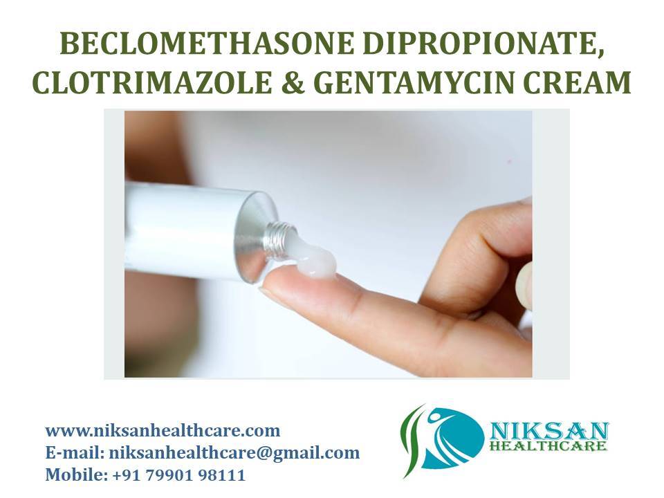 Beclomethasone Dipropionate, Clotrimazole & Gentamicin Cream - 15 Gm | Anti-inflammatory, Topical Application For All Ages, Stored In Cool Place