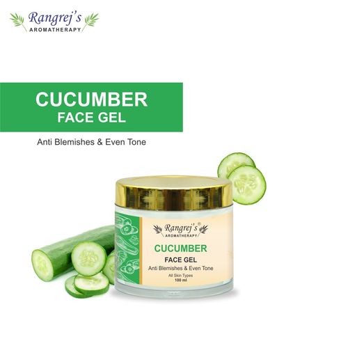 Rangrej'S Aromatherapy Cucumber Face Gel Health And Beauty Care Products For Skin Lighten/Brighten/Glowing/Moisturizing Skin 100Ml Ingredients: Organic Extract