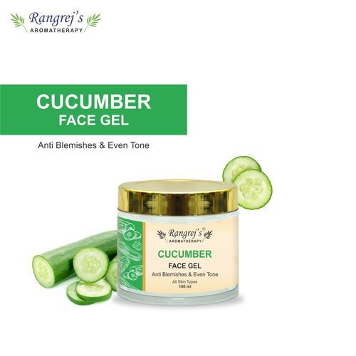 Rangrej's Aromatherapy Cucumber Face Gel Health And Beauty Care Products For Skin Lighten/brighten/glowing/moisturizing Skin 100ml Ingredients: Organic Extract