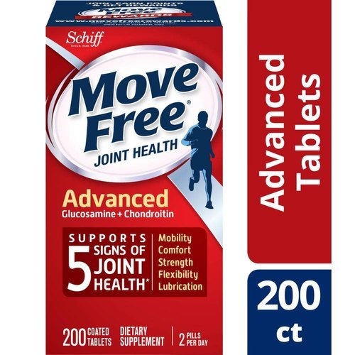 Schiff Move Free Advanced Glucosamine And Chondroitin 200 Coated Tablets Efficacy: Promote Healthy & Growth