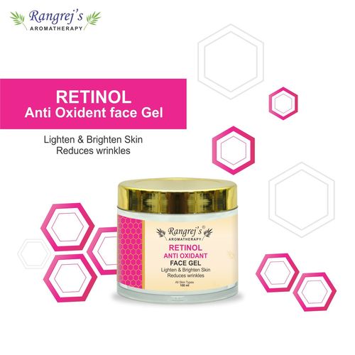 Rangrej'S Aromatherapy Retinol Anti Oxidant Face Gel Health And Beauty Care Products For Skin Lighten/Brighten/Glowing/Moisturizing Skin 100Ml Organic