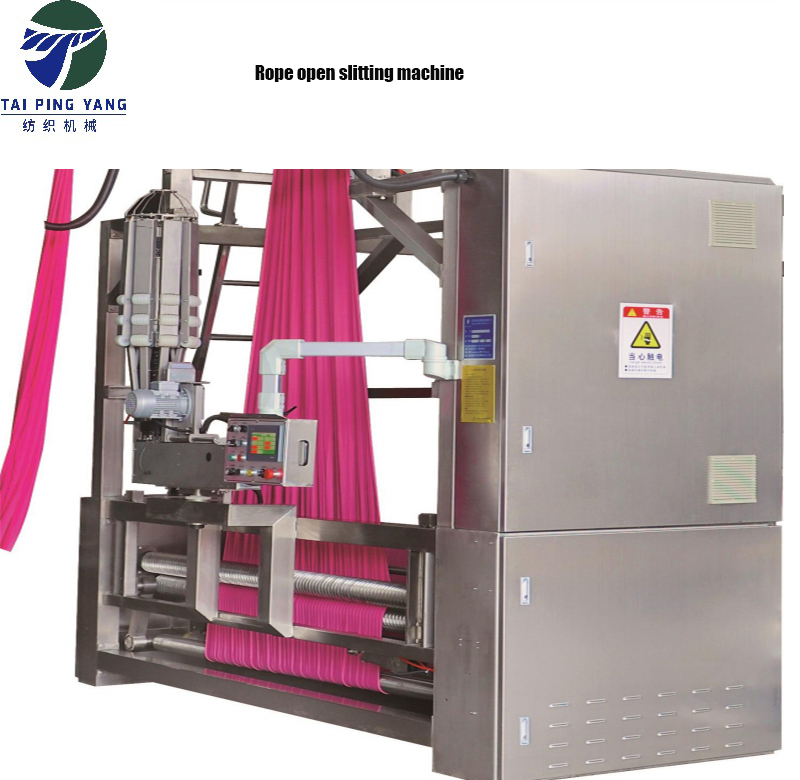 Tubular Fabric Slit And Open Roped Slitting Machine For Textile Dyeing Industries Capacity: 10000 Kg/day