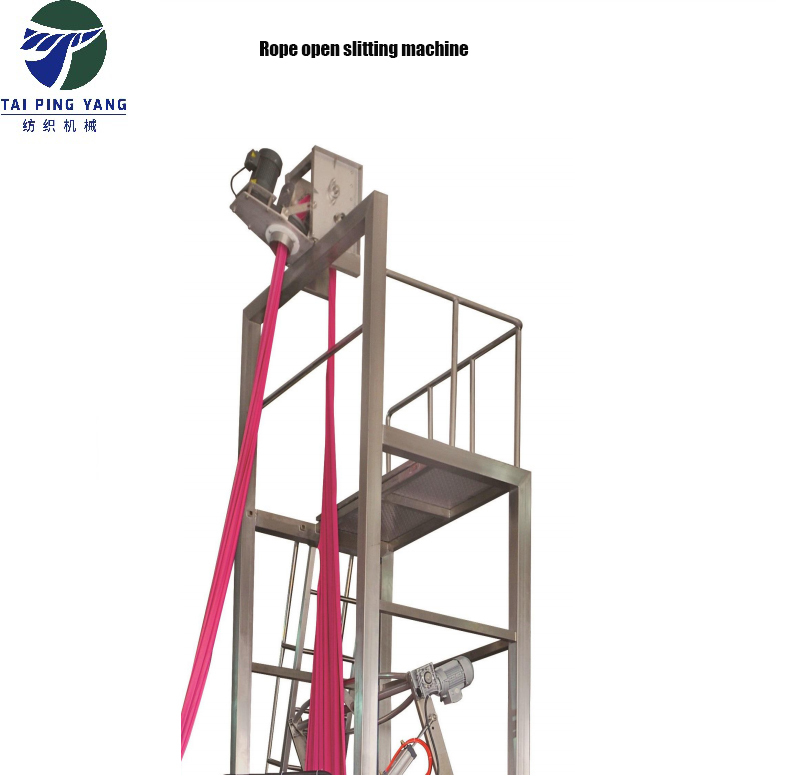 Tubular Fabric Slit And Open Roped Slitting Machine For Textile Dyeing Industries Capacity: 10000 Kg/day