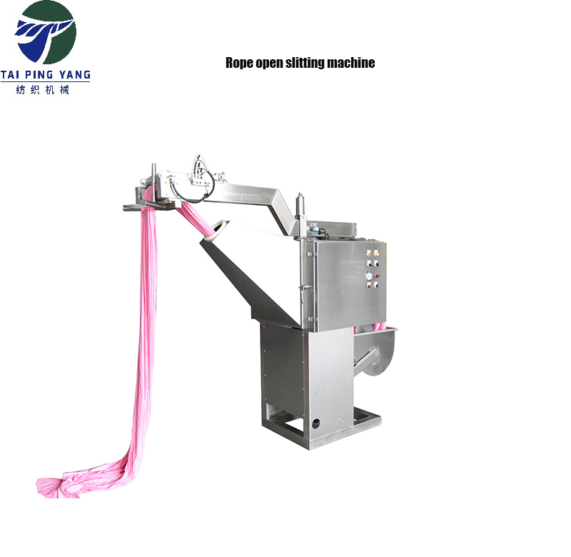Tubular Fabric Slit And Open Roped Slitting Machine For Textile Dyeing Industries Capacity: 10000 Kg/day
