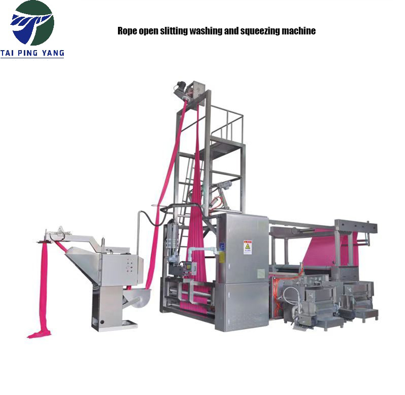 Tubular Fabric Slit And Open Roped Slitting Machine For Textile Dyeing Industries Capacity: 10000 Kg/day
