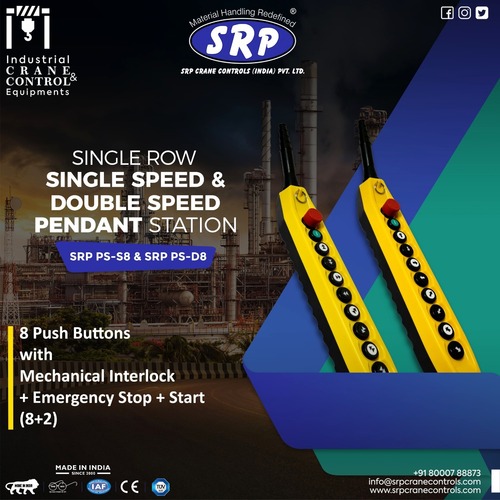 8 Push Button Pendant Station Double Speed Srp Ps-d8