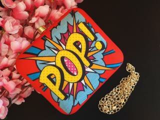 Ladies Clutch - Color: Red