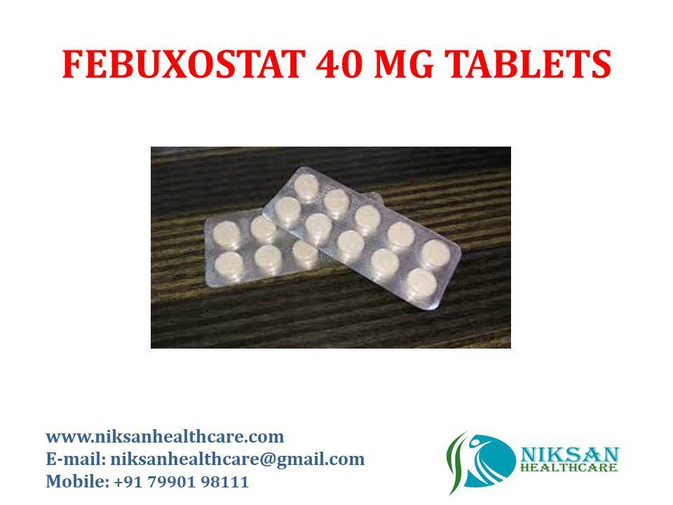Febuxostat 40 Mg Tablets General Medicines