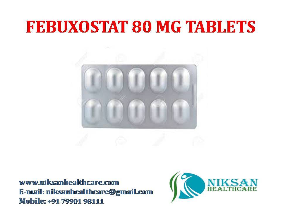 Febuxostat 80 Mg Tablets