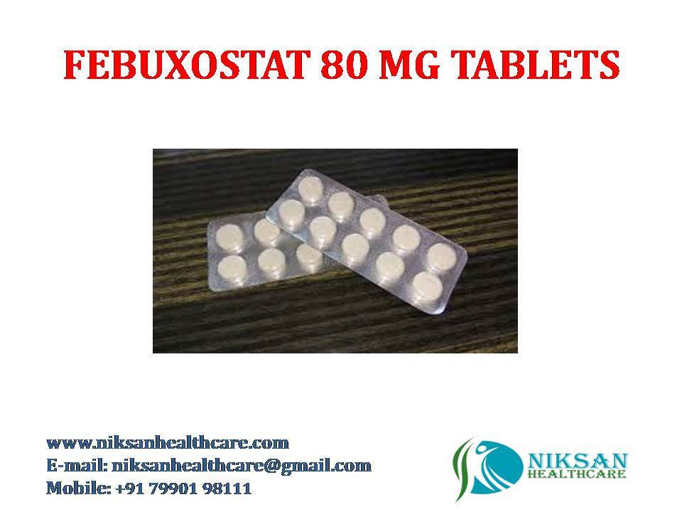Febuxostat 80 Mg Tablets