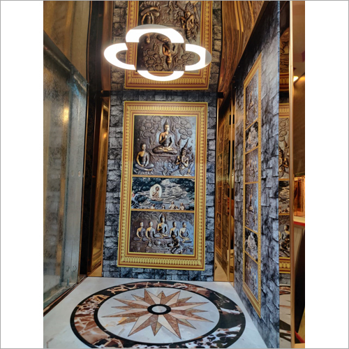 डिजाइनर एमएस लिफ्ट केबिन कार का आयाम: आवश्यकता के अनुसार