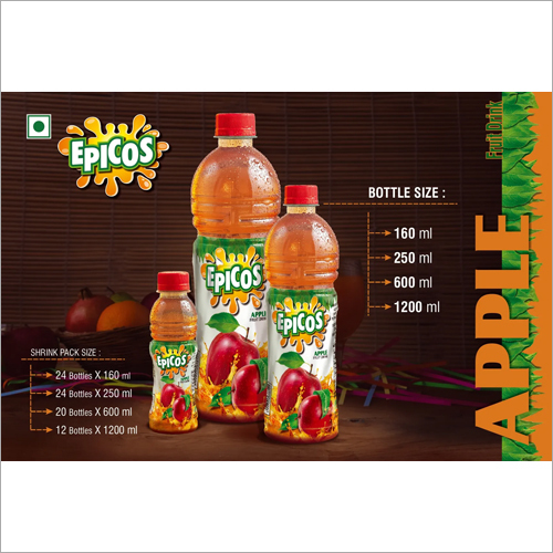 Apple Juice - 250ml Bottle | Sweet Taste, High Nutrient Value, No Pulp, Freshly Packaged