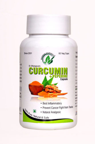 Curcumin Plus Peperine Capsule Age Group: For Adults