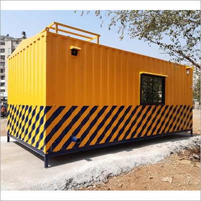 Prefab Portable Cabin - Color: Yellow Black