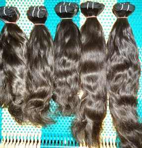 Long Wavy Indian Human Hair Extensions - 100% Remy Human Hair, 965.2mm Length, Natural Brown/black/blonde, Suitable For Women And Girls