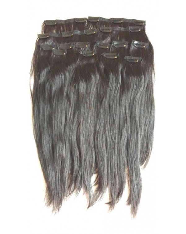 Indian Virgin Clip Human Hair Application: Profesional