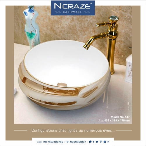 Decorative Round Shape Wash  Basin