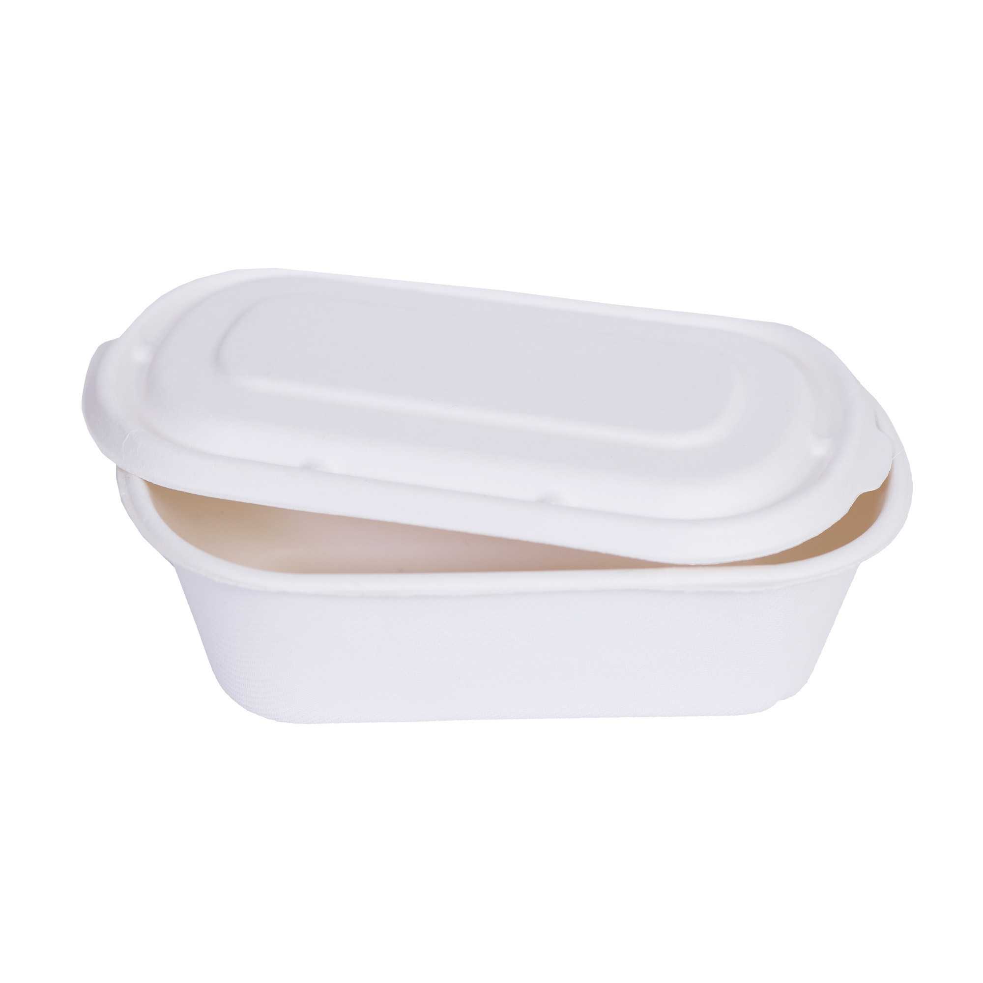 Baggase Food Container - 250ml, 500ml, 750ml, 1000ml Sizes | Biodegradable, Microwave Safe, Oven Safe, Food Grade, Waterproof, Durable