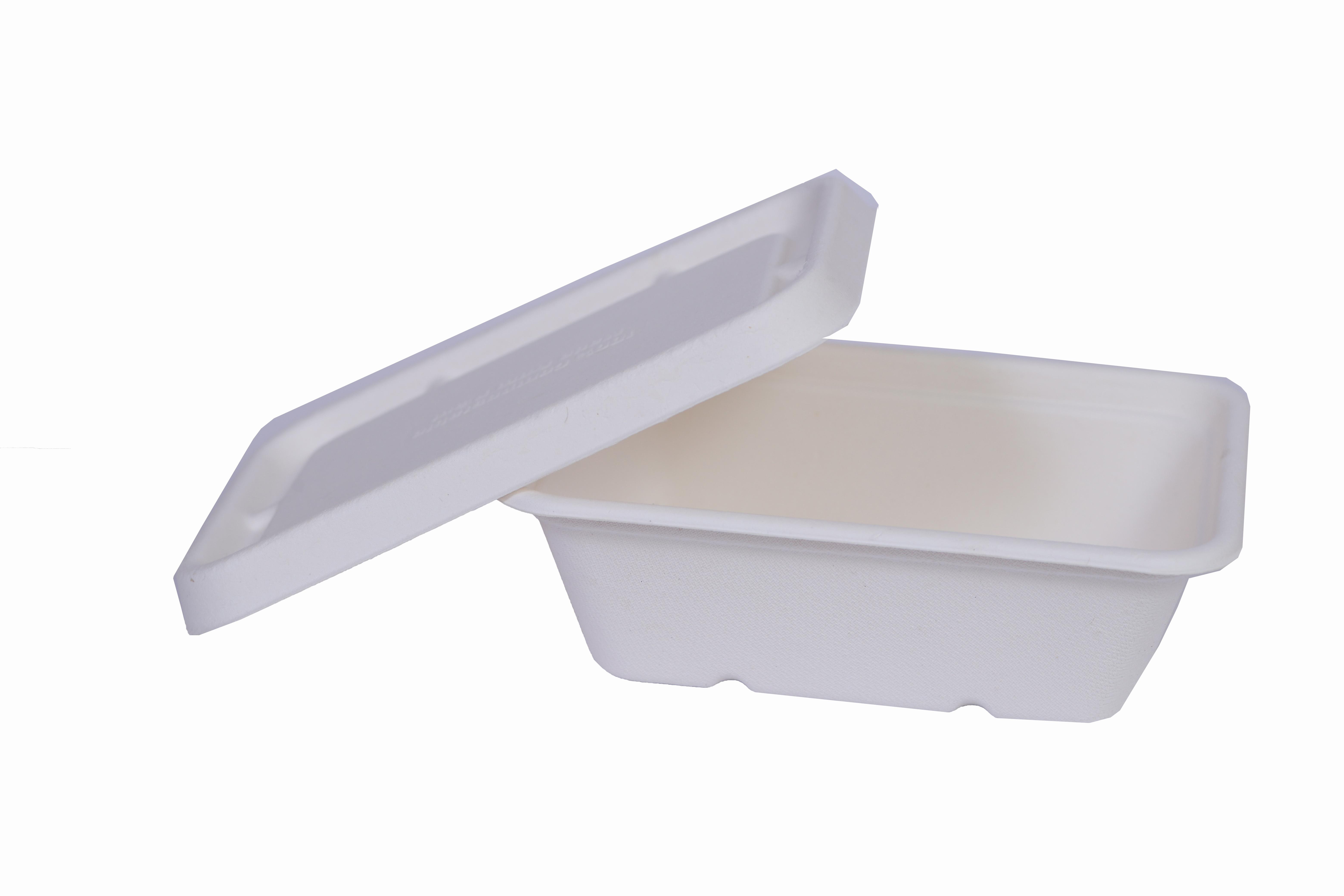 Baggase Food Container - 250ml, 500ml, 750ml, 1000ml Sizes | Biodegradable, Microwave Safe, Oven Safe, Food Grade, Waterproof, Durable