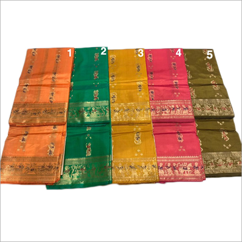 Available In Different Color Ladies Pure Sonnochuri Saree