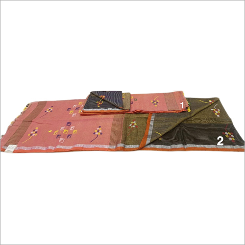 Multicolor Ladies Tissue Handloom Saree