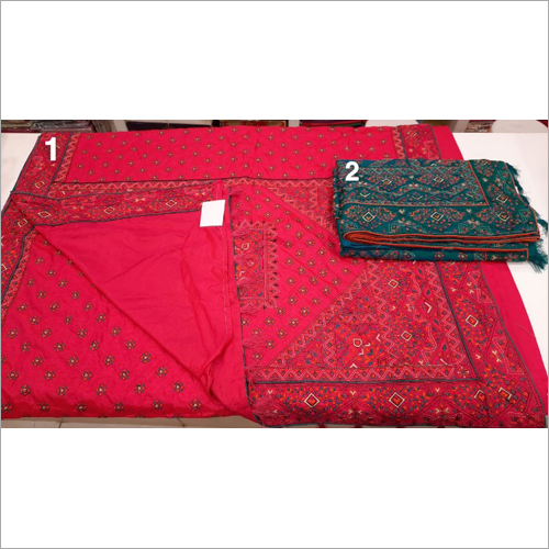 Ladies Fancy Gheecha Silk Work Saree - Premium Silk Material, Ideal for Casual Wear | Suitable for Rainy, Spring, Summer, and Winter Seasons