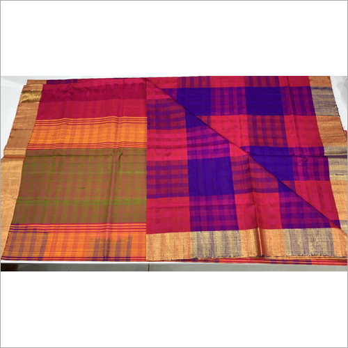 Casual Ladies Pure Silk Plain Saree