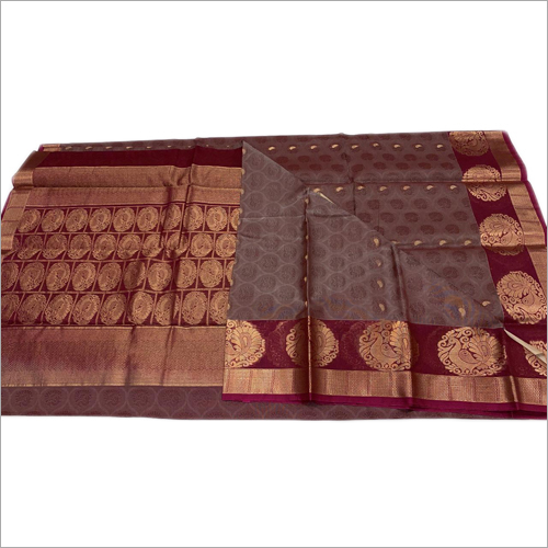 Ladies Pure Sico Silk Work Saree - Elegant Silk Fabric, Perfect for Casual Wear | Suitable for Rainy, Spring, Summer, and Winter Seasons