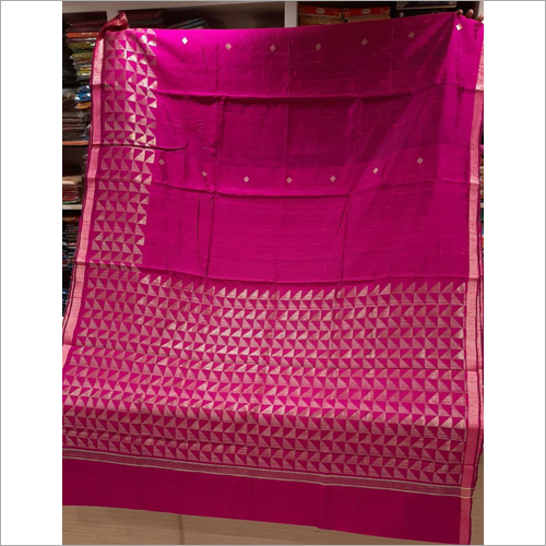 Casual Ladies Pure Silk Work Saree