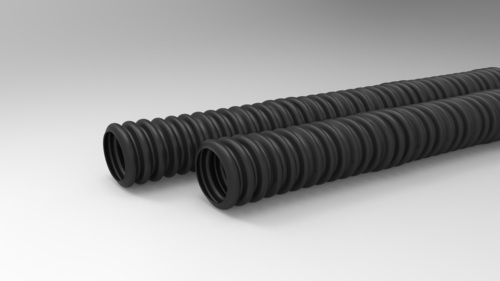 Ribbed Hard Polyethylene Conduit for electric cable