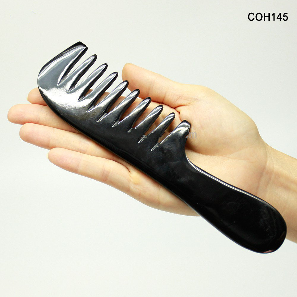 Durable Black Horn Comb