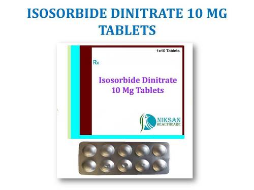 Isosorbide Dinitrate 10 Mg Tablets General Medicines