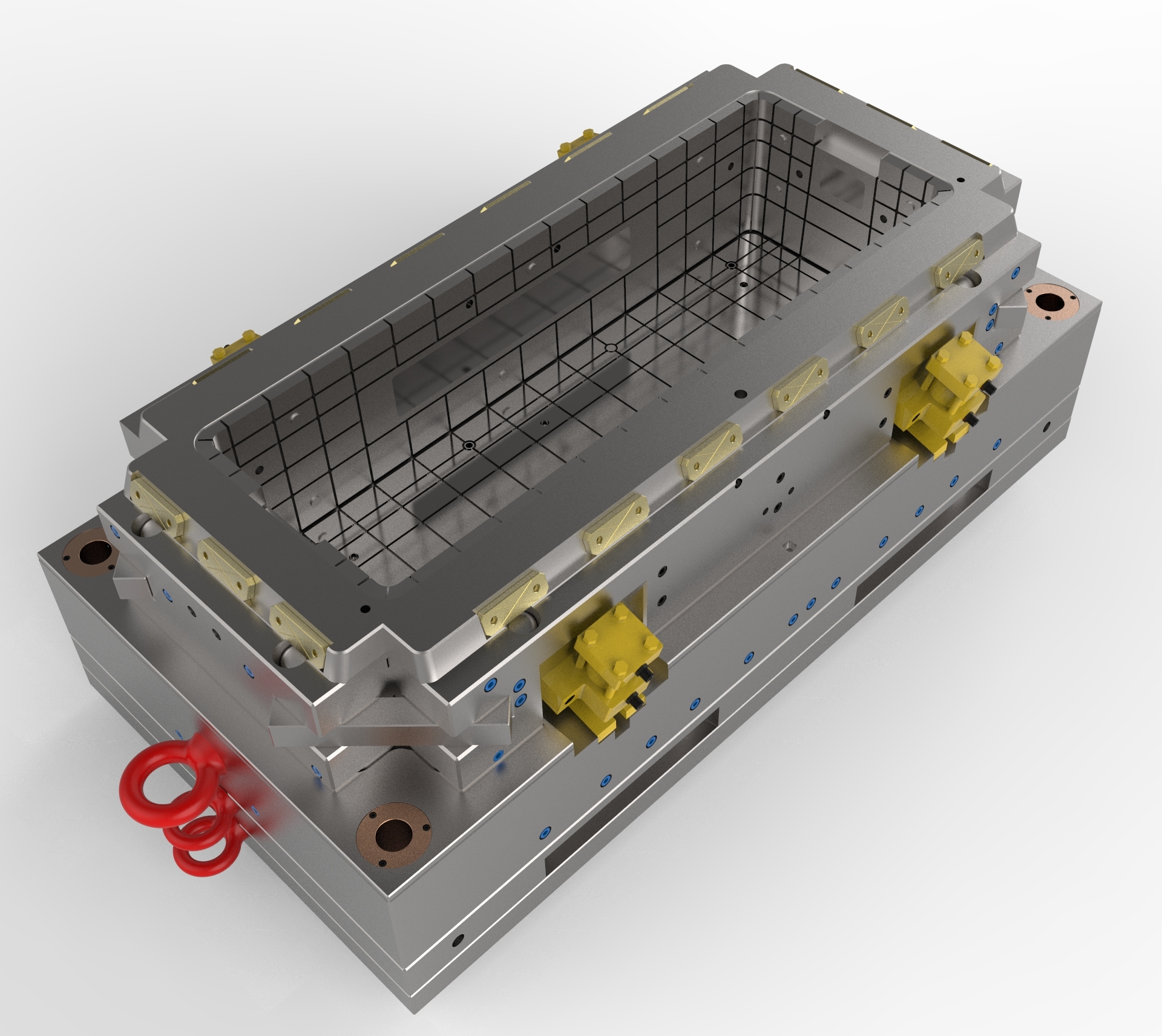 Injection Fish Crate Mold Cavity: 1 Cavity