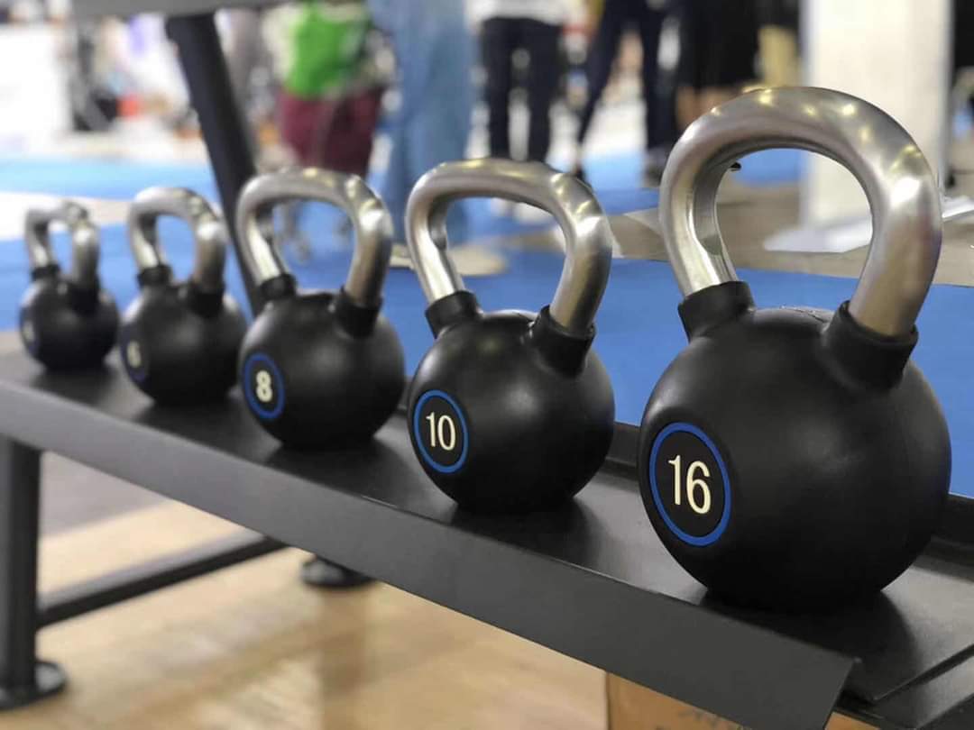 Cast Iron Kettlebell - 10 Inch Height, 8 Inch Width | Rubber Coated, 6 Month Warranty, Ideal For Strength Training