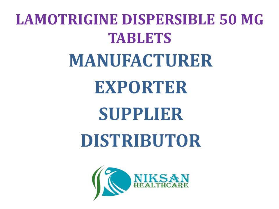 Lamotrigine Dispersible 50 Mg Tablets