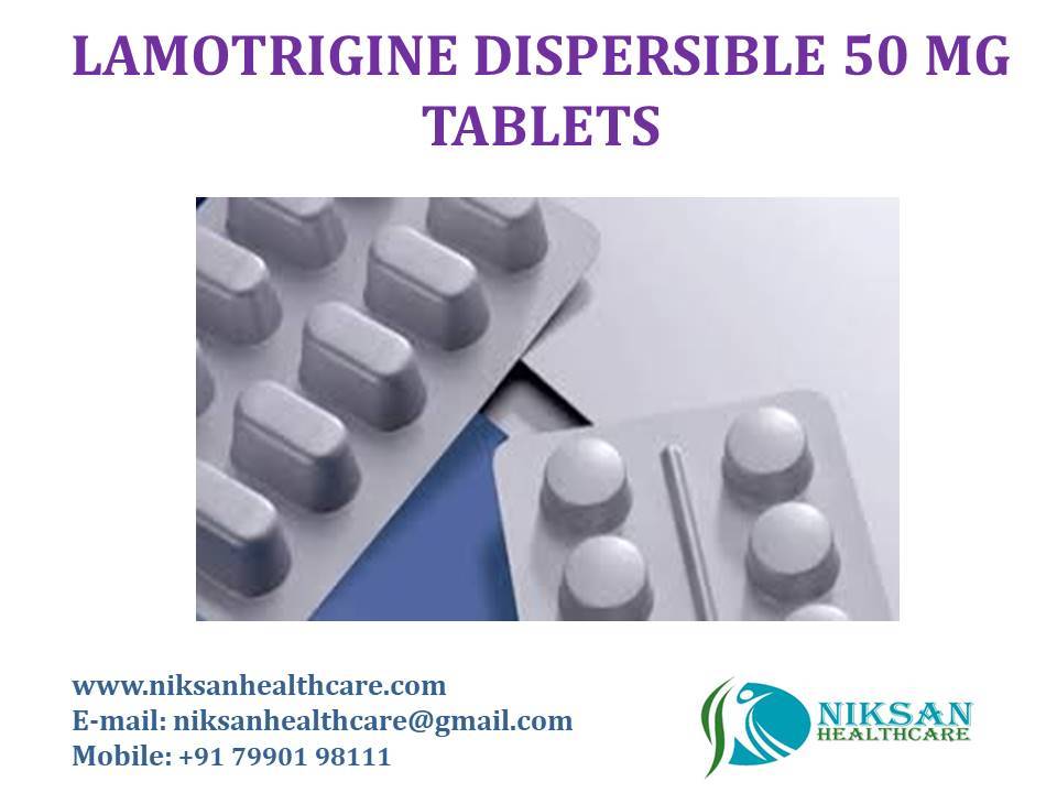 Lamotrigine Dispersible 50 Mg Tablets