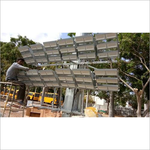 Stadium Led Mast Pole - 20 To 50 Mtr Height, 240 Volt Power | Cool White Ip66 Rated, 24 Light Units