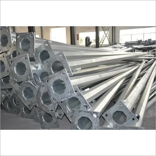 Gi Octagonal Pole - Mild Steel, 3-12 Feet Length, 220 Rated Power | High Durability And Strength