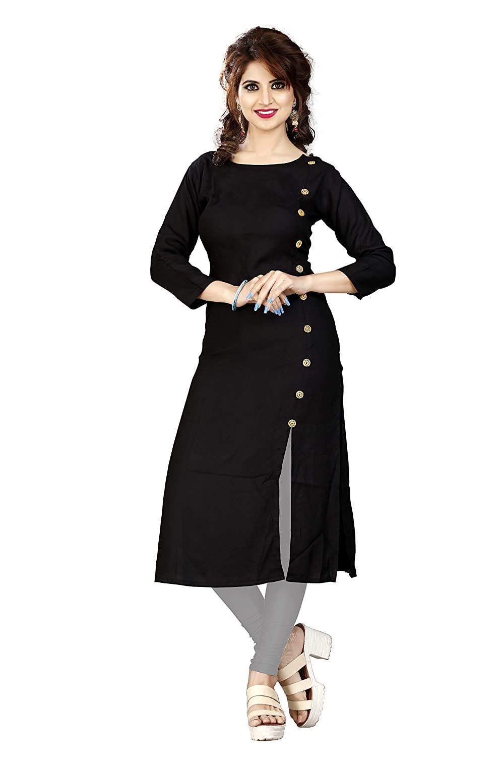 Women Cotton Kurta Bust Size: 34.0-44.0 Inch (In)